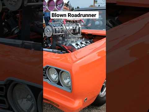 Blown Plymouth Roadrunner #classiccars #cars #michigan #mopar