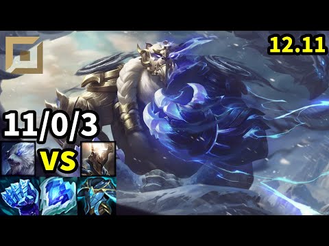 Volibear Top vs Pantheon - KR Master | Patch 12.11