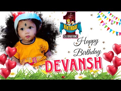 Devansh's 1st Birthday Celebration 🎉🎊|| Shibanee Official