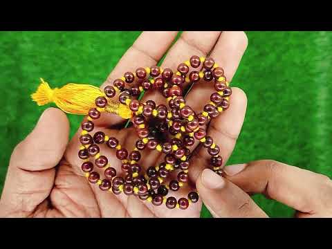 Red Sandalwood Mala / Rosary in 6mm video