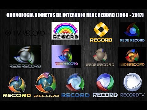 Cronologia #4 - Vinhetas de intervalo Rede Record (1980 - 2017)