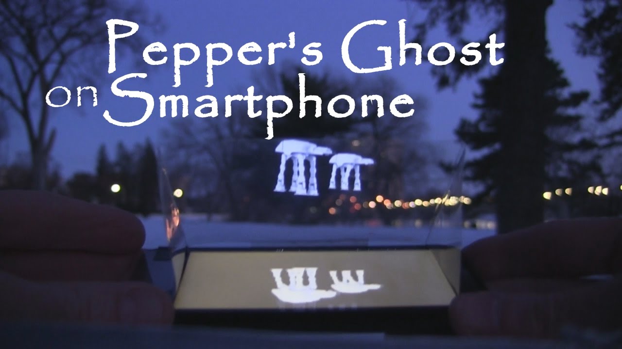 Pepper's Ghost on Smartphone - YouTube