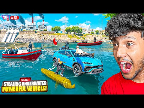 STEALING UNDERWATER SUPER CAR in GTA 5 REAL LIFE!🔥 #31