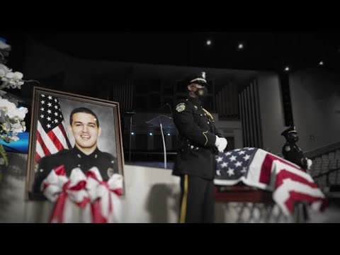 OPD, other law enforcement, honor fallen Officer Kevin Valencia