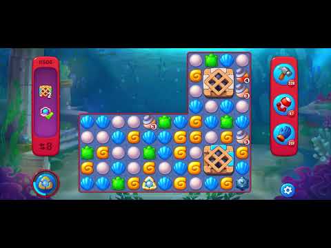 Fishdom Hard level 11506 no boosters フィッシュダム ハード