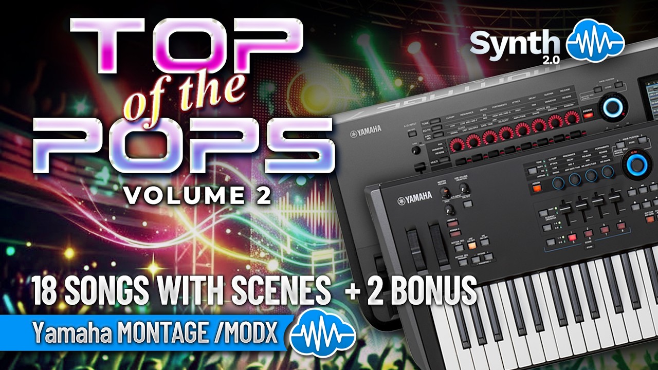 SJL015 - Top of the Pops V2 - Yamaha MONTAGE / M ( 19 songs ) - Video Preview 1