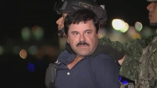 Autoridades muestran a Joaquín &quot;El Chapo&quot; Guzmán luego de su recaptura