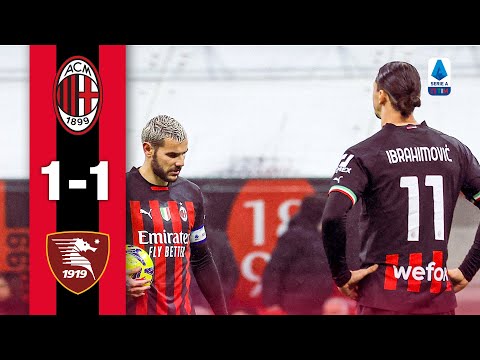 Giroud scores but it's a draw | AC Milan 1-1 Salernitana | Highlights Serie A