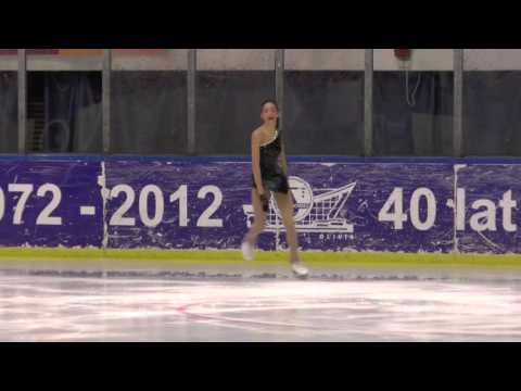 14 Valentina MATOS ESP SP Junior Ladies ISU WDT 2016 Gdansk