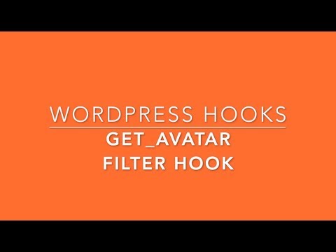 WordPress Filter Hook get avatar Part 34 Example