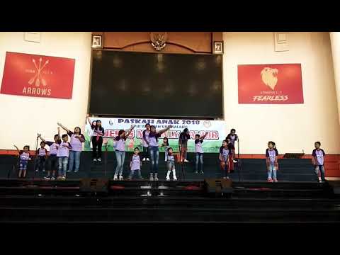 GPdI El Shaddai Banjararum Kids - Setiap Gerakku (Every Move I Make) @Paskah Anak 2018 Malang