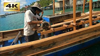 Download lagu FISHERMAN BOAT ROOM WALL INSTALLATION||Drawn Board|4K mp3