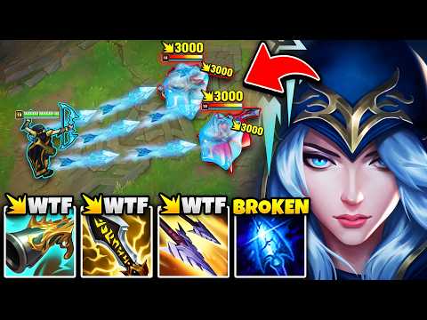 Ashe but my arrows are upgraded into ICE BOLTS that freeze you (225% BONUS DAMAGE)