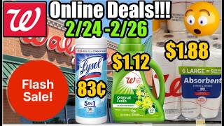 WALGREENS 2-DAY FLASH DEALS THRU 2/26 | Grab 11 Items fro $5.83!