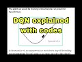 DQN explained with codes in reinforcement learning