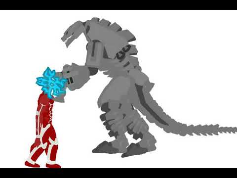 Colossal titan vs Mechagodzilla