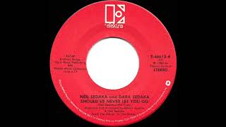 1980 HITS ARCHIVE: Should’ve Never Let You Go - Neil Sedaka &amp; Dara Sedaka (stereo 45)