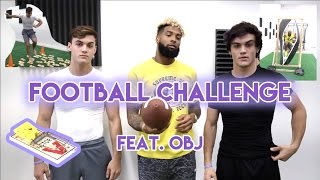 Football Challenge with Odell Beckham Jr.!!