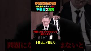 参政党新人議員・鈴木美香、初質疑で政府をボコボコに… #参政党 #国会質疑