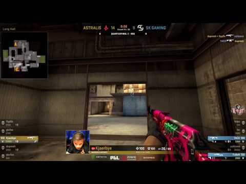 Coldzera one AWP shot 2 kills - SK Gaming VS Astralis | PGL Krakow 2017