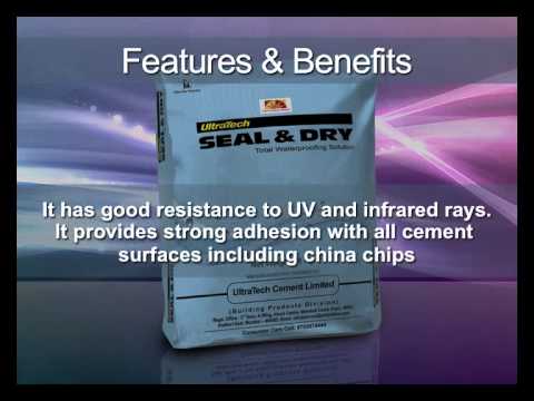 Grey ultratech seal and dry single waterproofing chemical, f...