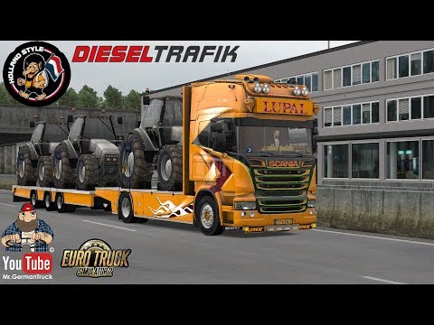 [ETS2 v1.34] Scania R730 Lupal + Ownable Trailer *New cargos*