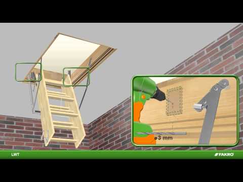 comment monter escalier escamotable grenier