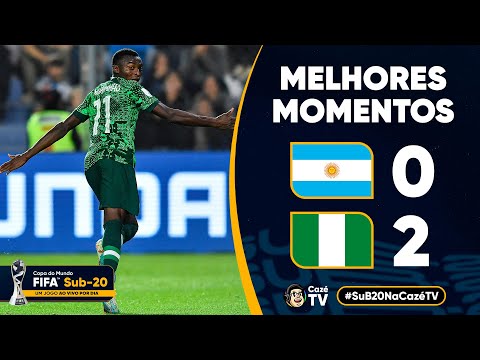 Gols e lances de Argentina x Nigéria