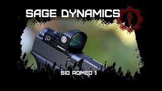 Video: Sig Sauer Romeo1 1x30 3 MOA Red Dot Graphite
