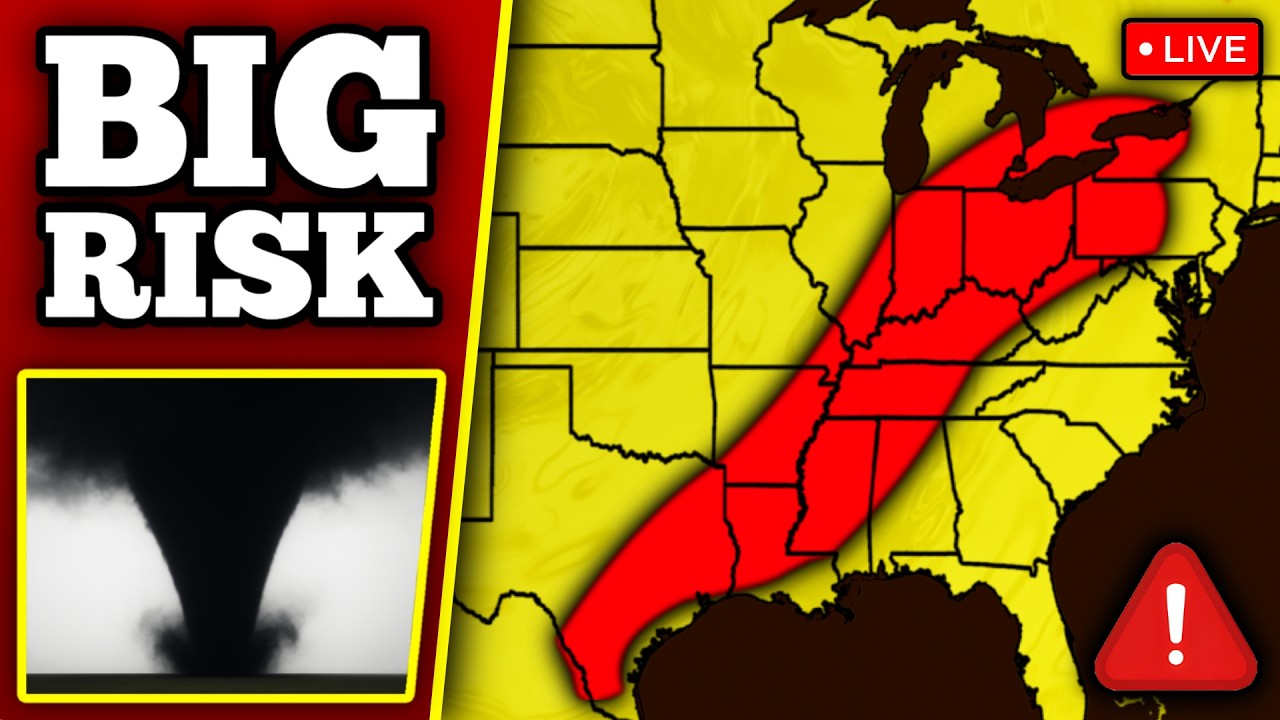 🔴 BREAKING SEVERE WEATHER COVERAGE - With LIVE Storm Chasers...