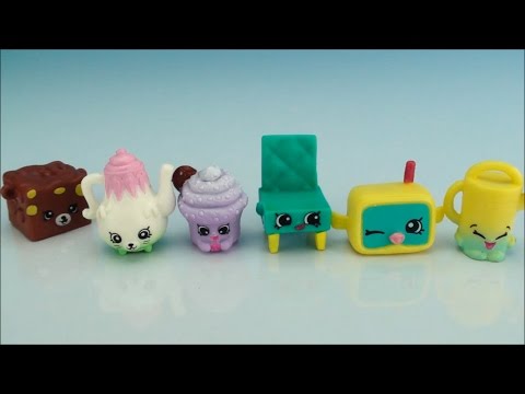 Shopkins Season 5 Toys Parade 4 for Kids Fun Playing Stop Motion Video