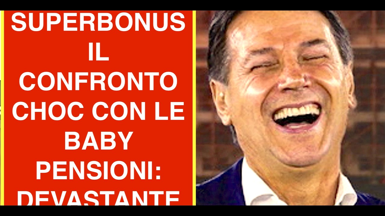 SUPERBONUS IL CONFRONTO CHOC SULLE BABY PENSIONI: DEVASTANTE SUI CONTI PUBBLICI