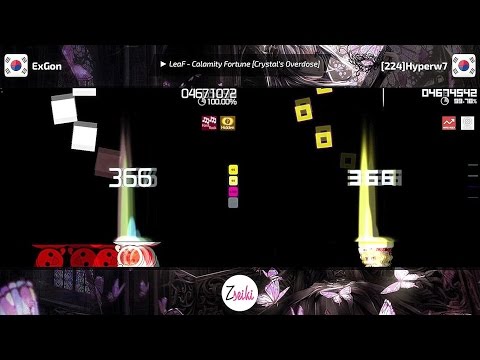 Scorewatch Score Show: ExGon VS [224]Hyperw7 | LeaF - Calamity Fortune - osu!catch
