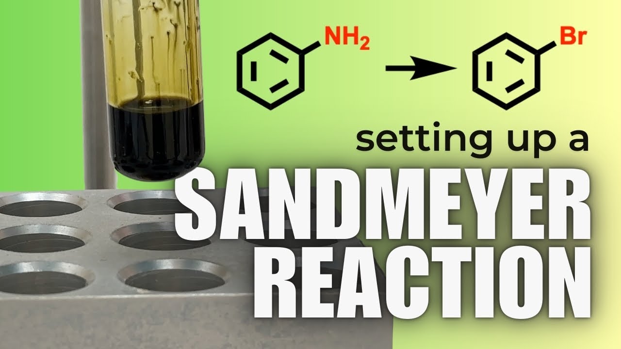 Sandmeyer Reaction - experimental procedure and set up.