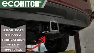 
How to Install Trailer Hitch on 2008-2013 Toyota Highlander | EcoHitch® X7137