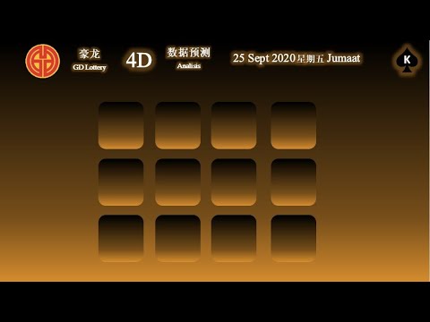 Grand Dragon Lotto Chart 豪龙万字预测 25.9.2020