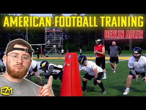 So TRAINIEREN wir bei den BERLIN ADLER! - American Football Training in Berlin