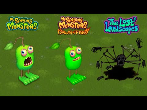 My singing Monsters Vs Dawn of Fire Vs The lost landscapes - All Comparisons ~ My Singing Monster