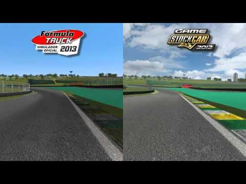 Formula Truck 2013 vs Game Stock Car 2012 - Interlagos - Track Comparison
