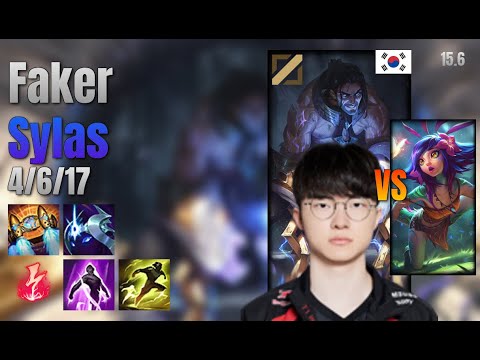 Faker Mid Sylas vs Neeko lol KR solo rank Full Game 15.6 | 페이커 사일러스 vs 니코