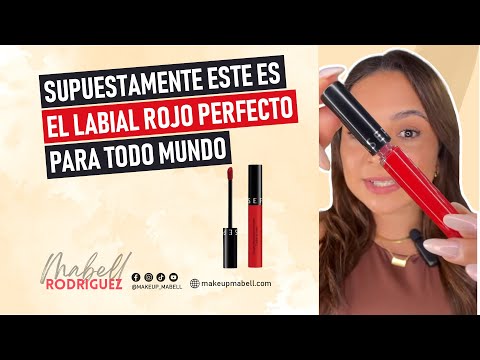 ❤️ Supuestamente este es el labial rojo perfecto para todo mundo ❣️