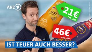 Billig oder teuer: Welche Sonnencreme schützt am besten? | Ausgerechne