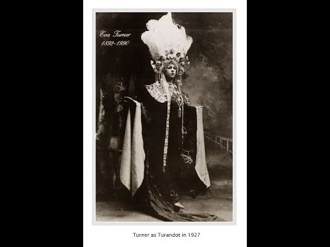 Puccini:    Turandot  -  In questa reggia   -   Eva Turner, soprano; Stanford Robinson, direttore