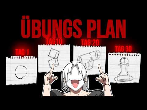 Besser zeichnen mit nur 10 Minuten täglich (ÜBBUNGSPLAN) | DrawinglikeaSir