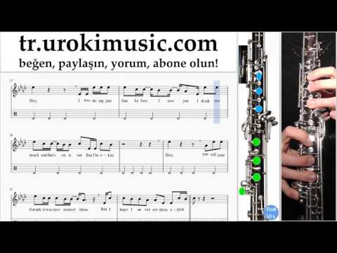 Obua dersleri The Chainsmokers ft. Halsey - Closer Notalar Eğitim Bölüm#2 um-723