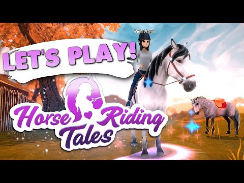 Trying Horse Riding Tales! - Horse Game - YouTube