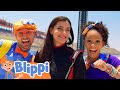 Blippi And Meekah Visit A Racetrack Educational Videos For Kids Blippi And Meekah Kids TV