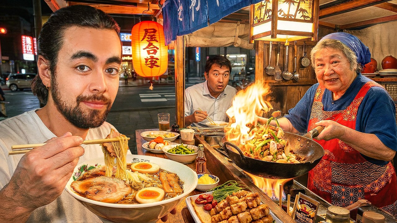 La COMIDA CALLEJERA Más AUTÉNTICA de Japón 🇯🇵 | “Yatai”