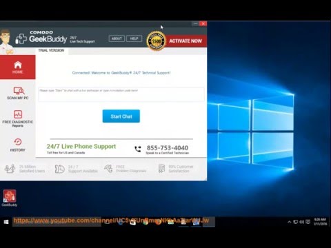 Uninstall GeekBuddy on Windows 10/8/7