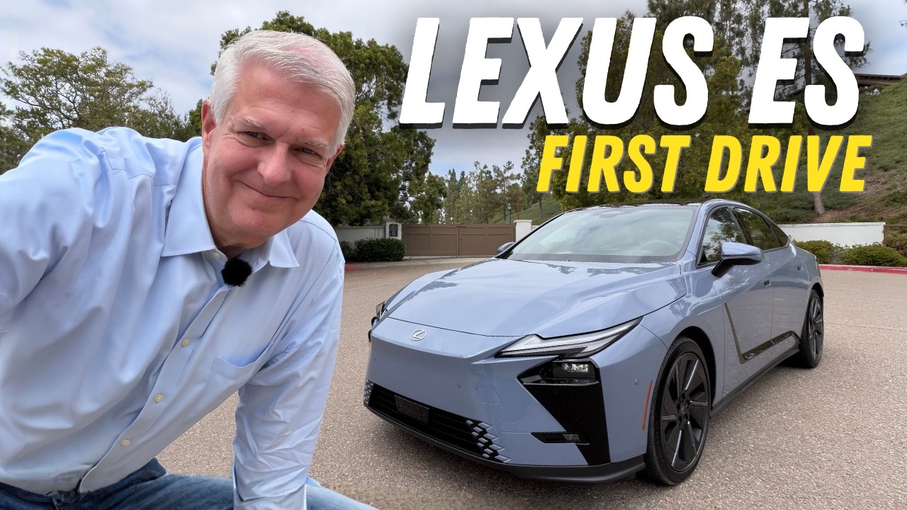 I Drive The New Electric Lexus ES For The First Time! Smooth As Butter